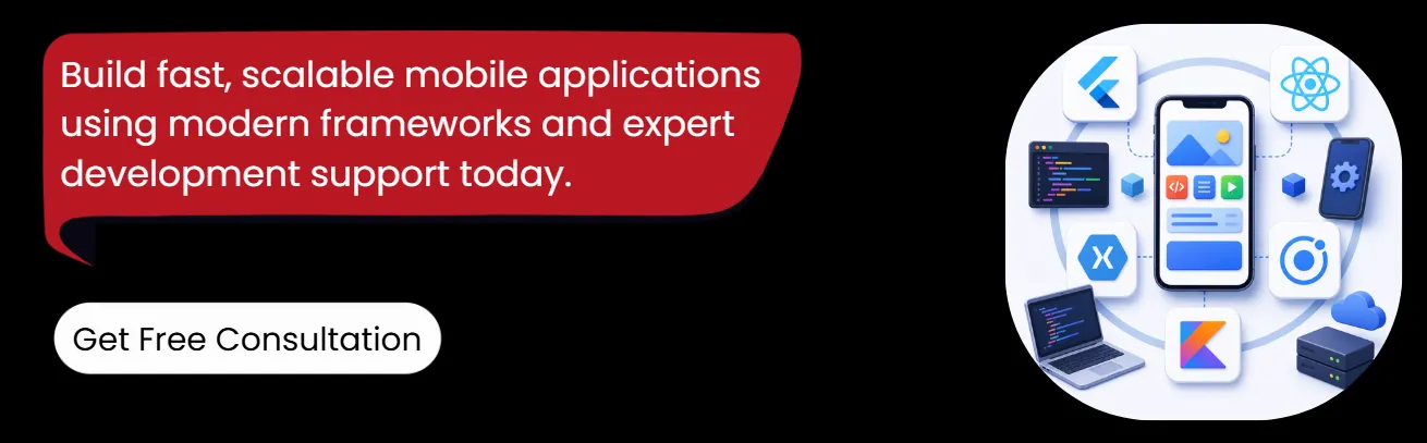 build mobile apps with best frameworks