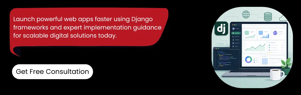 django framework for web apps