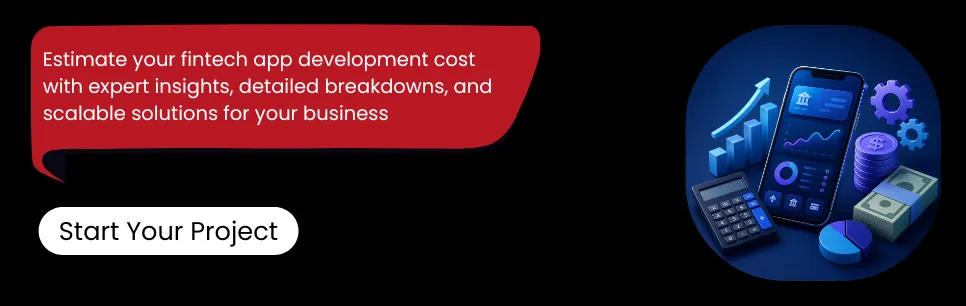 fintech app development cost estimate