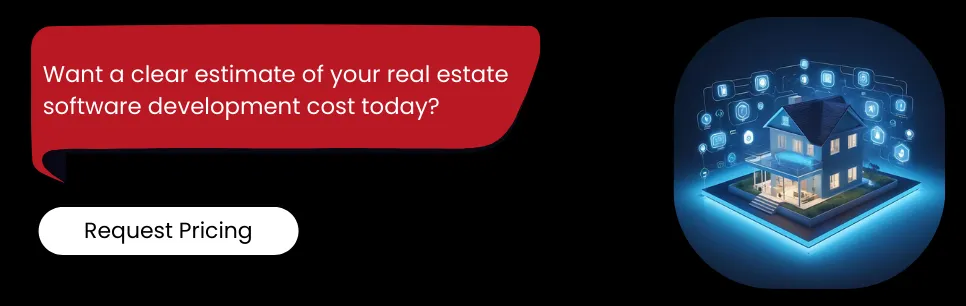 real estate software development cost